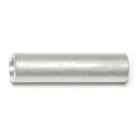 Round Spacer, #8 Screw Size, Aluminum, 1 In Overall Lg